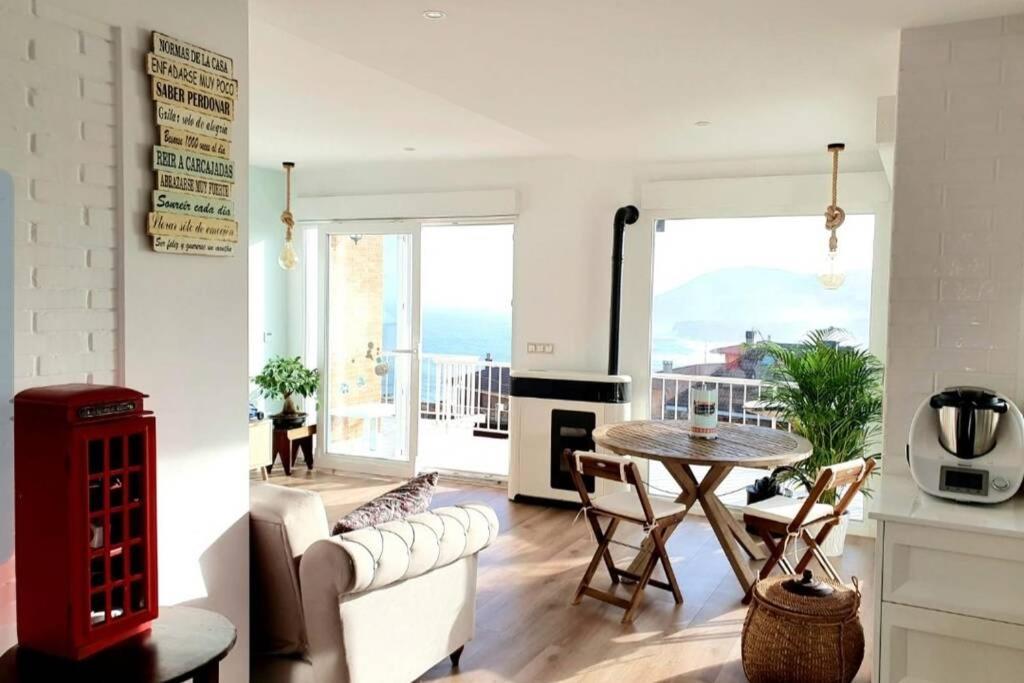 Villa Vistas Al Mar, Urbanizacion Privada Con Piscina De Agua Salada Ajo Buitenkant foto
